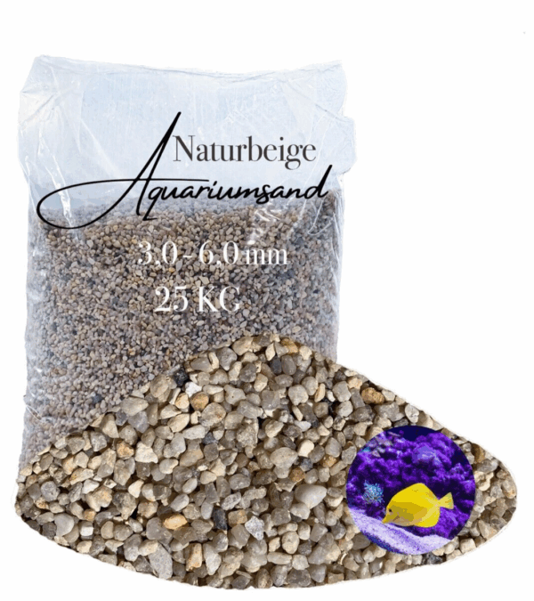 Aquariumsand Aquariumkies Aquariensand Aquarienkies 25kg Bodengrund 30 60 mm 145653326035