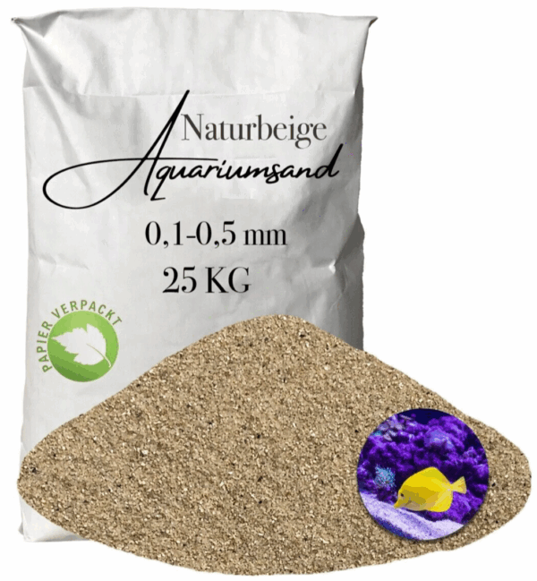 Aquariumsand Aquariumkies Aquariensand papierverpackt Aquarienkies Bodengrund 145888044185