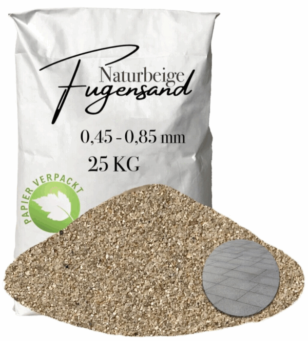 Einkehrsand Fugensand 045 085 mm Pflasterfugensand Terrasse Pflaster verfugen 145816658735