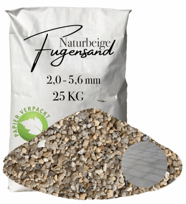 Einkehrsand Fugensand 315 56 mm Pflasterfugensand Terrasse Pflaster verfugen 145816671315