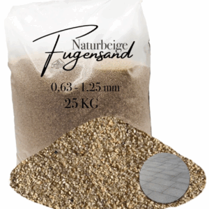 Fugensand Einkehrsand 0,63-1,25 mm Pflasterfugensand Terrasse Pflaster verfugen