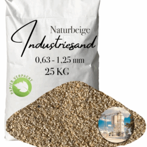 Industriesand Kunstharz Einstreuung 25 kg beiger Quarzsand Fuellsand 063 125mm 145821231335