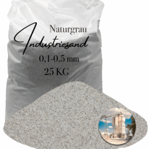 Industriesand Kunstharz Epoxid 25 kg grau Quarzsand für Einstreuung 0,1-0,5 mm