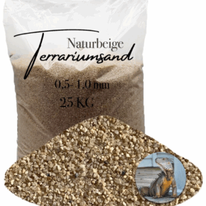 Terrariensand 25 kg Terrariumsand 05 10mm grabfaehig Sand naturbeige Bodengrund 145719818965