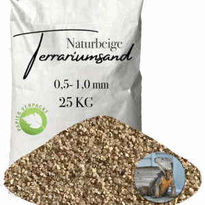 Terrariensand Terrariumsand 05 10mm grabfaehig Sand naturbeige Bodengrund 25 kg 145823279385