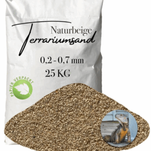 Terrariensand Terrariumsand naturbeige Bodengrund 02 07mm grabfaehig Sand 25 kg 145823263485