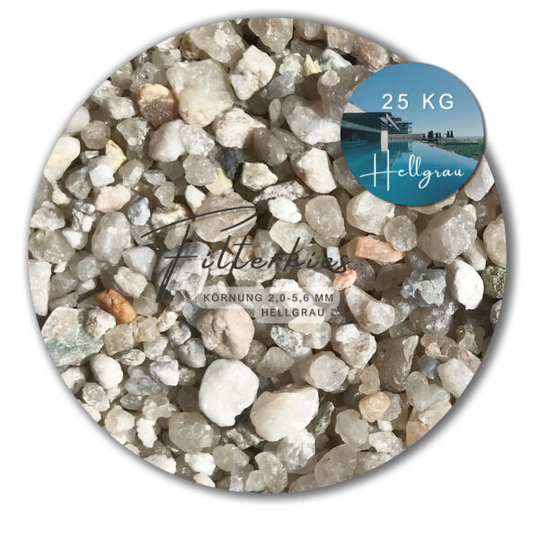 Variante von 25 kg Filtersand Filterkies Quarzsand Pool Sand fuer Sandfilteranlagen hellgrau 145138913825 061a