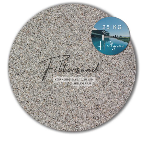 Variante von 25 kg Filtersand Filterkies Quarzsand Pool Sand fuer Sandfilteranlagen hellgrau 145138913825 0df0