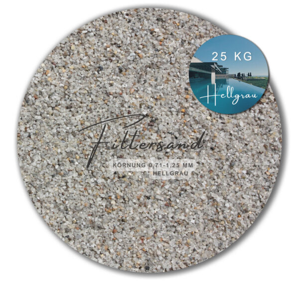 Variante von 25 kg Filtersand Filterkies Quarzsand Pool Sand fuer Sandfilteranlagen hellgrau 145138913825 cdeb