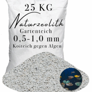 Zeolith für Garten Teich 0,5-1,0 mm Wasserverbesserer Teichpflege Teichfilter