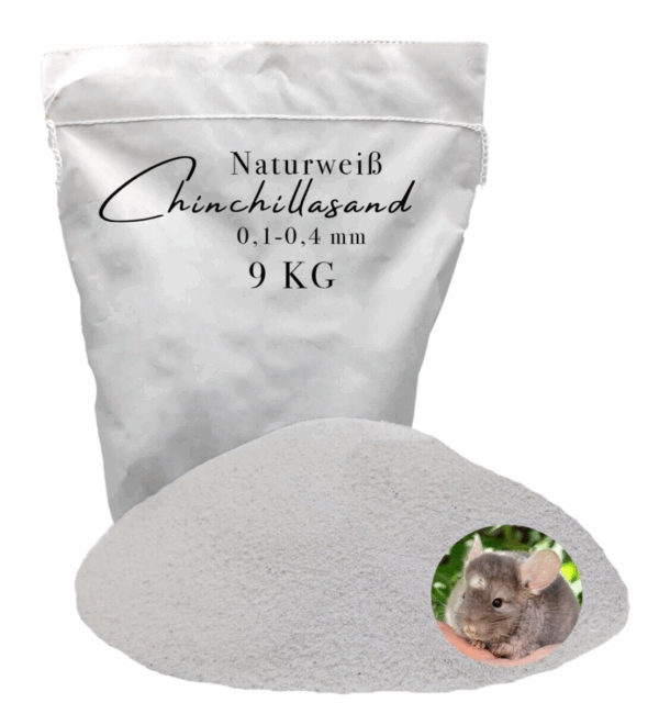 9 kg Chinchillasand weiss Badesand Staubbad Hamster Maeuse Ratten fein Fellpflege 145629172976