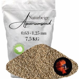 Aquariumsand 7,5 Aquariumkies Aquariensand Aquarienkies Bodengrund 0,63-1,25 mm