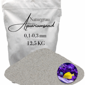 Aquariumsand Aquariumkies 0,1-0,3mm Aquariensand Aquarienkies Bodengrund 12,5 KG