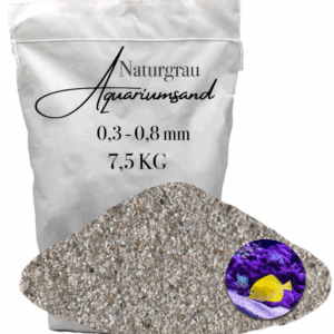 Aquariumsand Aquariumkies 0,3-0,8mm Aquariensand Aquarienkies Bodengrund 7,5 KG