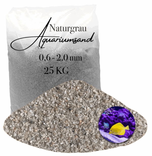 Aquariumsand Aquariumkies 06 20mm Aquariensand Aquarienkies Bodengrund grau 145838764586