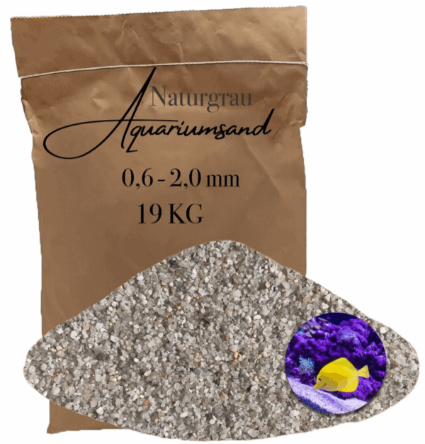 Aquariumsand Aquariumkies 06 20mm Aquariensand Aquarienkies Bodengrund grau 146399930816