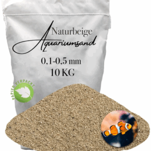Aquariumsand Aquariumkies 10 kg Aquariensand Aquarienkies Bodengrund 0,1-0,5 mm