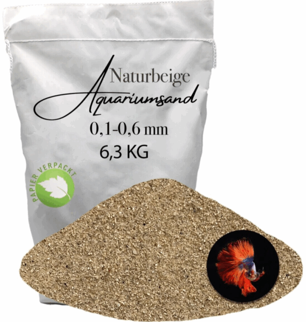 Aquariumsand Aquariumkies 63 KG Aquariensand Aquarienkies Bodengrund 01 06 mm 145900257286