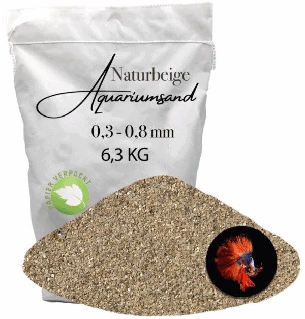 Aquariumsand Aquariumkies 63 KG Aquariensand Aquarienkies Bodengrund 03 08 mm 145900203166