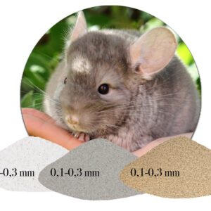 Chinchillasand natur grau weiß beige sehr fein Badesand hocherhitzt samtweich