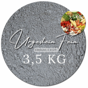 Diabas Urgesteinsmehl fein 3,5 kg Gesteinsmehl Steinmehl Natur Bodenaktivator