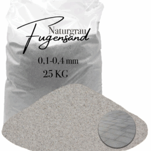Fugensand grau fein 0,1-0,4 mm Pflasterfugensand Terrasse Pflaster verfugen