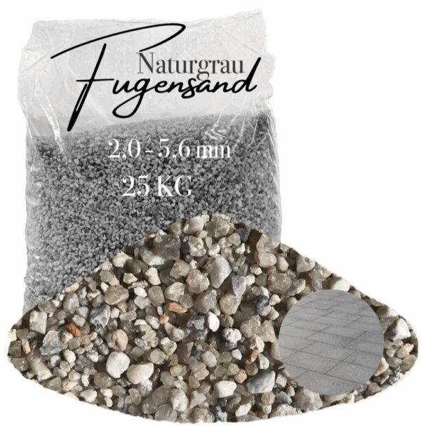Fugensand grau fein 20 56 mm Pflasterfugensand Terrasse Pflaster verfugen 145836682596