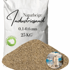 Industriesand Kunstharz Einstreuung 25 kg beiger Quarzsand Fuellsand 01 06mm 145821254406