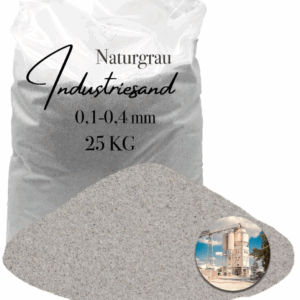 Industriesand Kunstharz Epoxid 25 kg grau Quarzsand für Einstreuung 0,1-0,4 mm