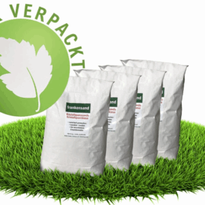 Premium Rasensand 0,1-2,0 mm 4x25kg gewaschener Quarzsand Gartensand Besandung