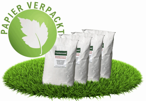 Premium Rasensand 01 20 mm 4x25kg gewaschener Quarzsand Gartensand Besandung 145152412436