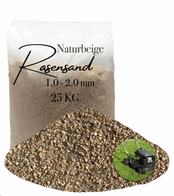 Rasensand Gartensand 25 kg Quarzsand fuer Rasenerde Bodenverbesserung 10 20 mm 145647154836