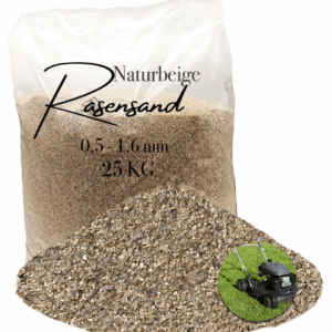 Rasensand Gartensand 25 kg Quarzsand für Rasenerde Bodenverbesserung Plastiksack
