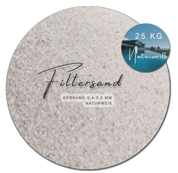 Variante von Kristallquarzsand weiss Quarzsand Sandfiltersand Poolsand Filtersand Filterkies 145178510106 191b