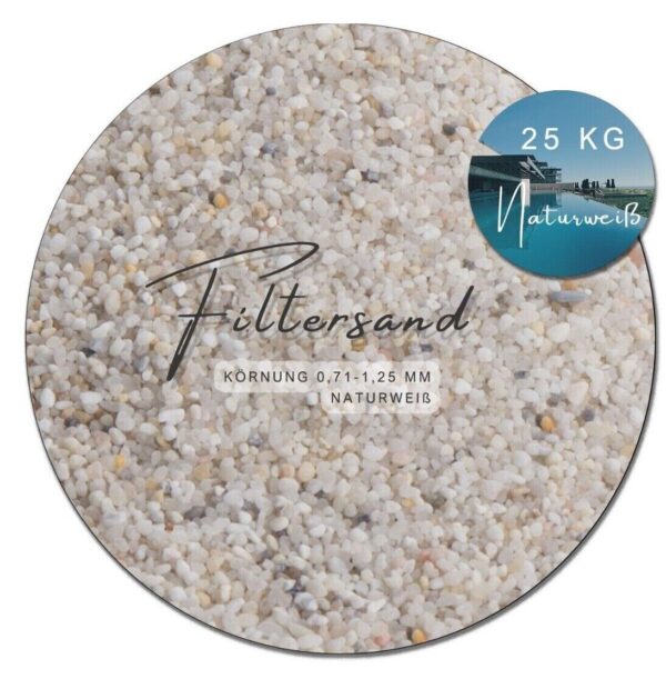 Variante von Kristallquarzsand weiss Quarzsand Sandfiltersand Poolsand Filtersand Filterkies 145178510106 73a5