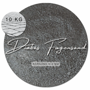 10 kg Diabas Fugensplitt grau Einkehrsand für Pflasterfugen unkrauthemmend Fuge
