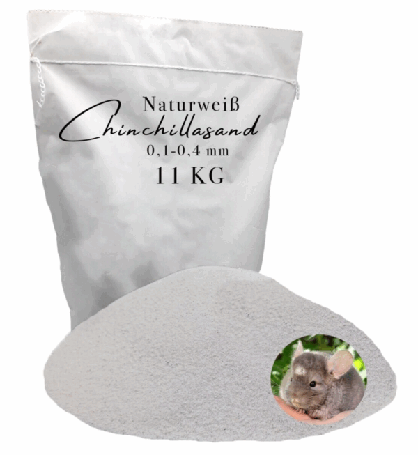 11 kg Chinchillasand weiss Badesand Staubbad Hamster Maeuse Ratten fein Fellpflege 146399930797