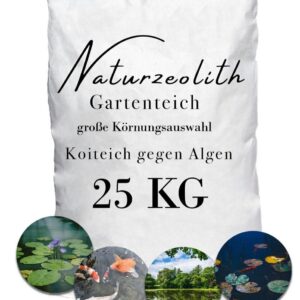 25 kg Zeolith Teich Garten Koi Phosphatbinder  Filtermaterial Ceolith Aquarium