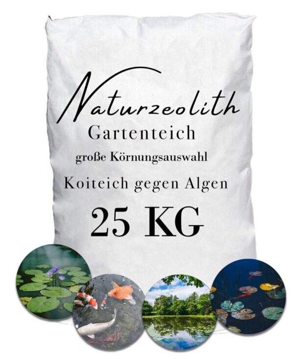25 kg Zeolith Teich Garten Koi Phosphatbinder Filtermaterial Ceolith Aquarium 145733617407
