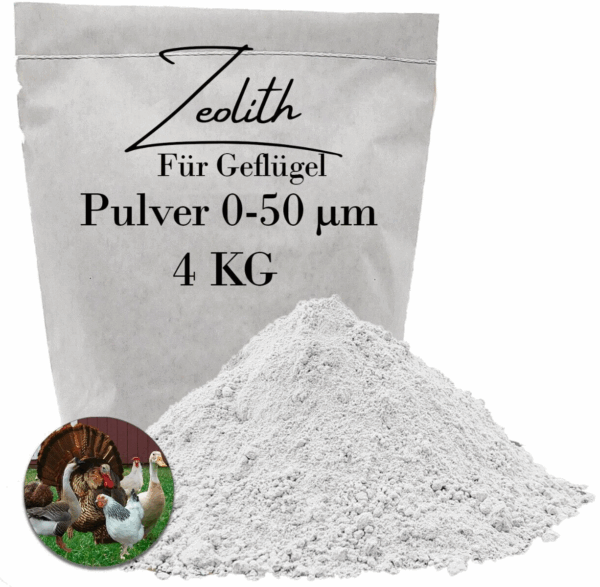 4000g Zeolith fuer Gefluegel Tiere Pulver 50m Vulkanmineral entgiften 100 rein 145841917877
