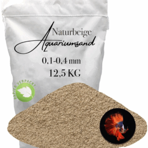 Aquariumsand 12,5 Aquariumkies Aquariensand Aquarienkies Bodengrund 0,1-0,4 mm