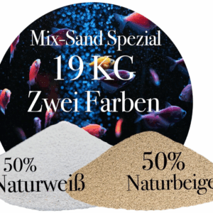 Aquariumsand 19 KG Mix Sand Beige Weiss 01 05 mm Aquariensand Bodengrund 146399930817