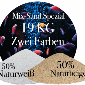 Aquariumsand 19 KG Mix Sand Beige Weiss 03 10 mm Aquariensand Bodengrund 146399930677