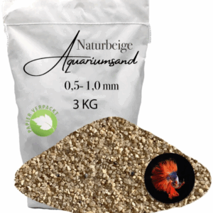 Aquariumsand 3 kg Aquariumkies Aquariensand Aquarienkies Bodengrund 0,5-1,0 mm
