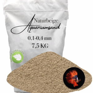 Aquariumsand 7,5 KG Aquariumkies Aquariensand Aquarienkies Bodengrund 0,1-0,4 mm