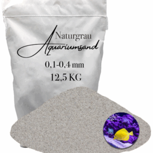 Aquariumsand Aquariumkies 0,1-0,4mm Aquariensand Aquarienkies Bodengrund grau