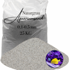 Aquariumsand Aquariumkies 0,1-0,5mm Aquariensand Aquarienkies Bodengrund grau