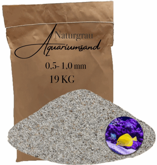 Aquariumsand Aquariumkies 05 10mm Aquariensand Aquarienkies Bodengrund 19 KG 146399930767