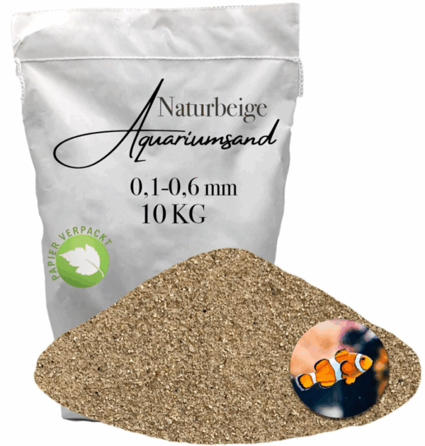 Aquariumsand Aquariumkies 10 KG Aquariensand Aquarienkies Bodengrund 01 06 mm 145880334687