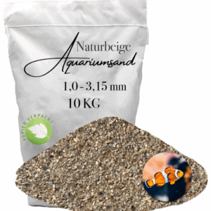 Aquariumsand Aquariumkies 10 kg Aquariensand Aquarienkies Bodengrund 1,0-3,15 mm